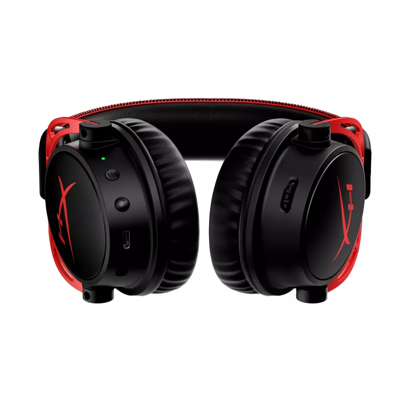 HyperX Cloud Alpha - belaidės žaidimų ausinės (juodos-raudonos)