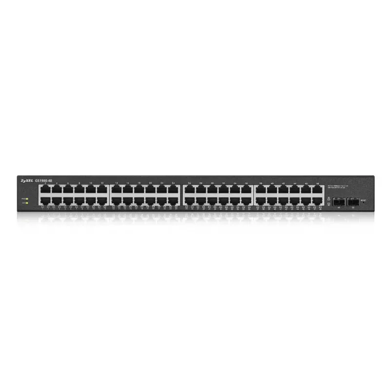 Zyxel GS1900-48-EU0102F tinklo komutatorius L2 Gigabit Ethernet (10/100/1000) juodas