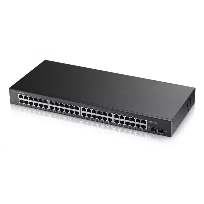 Zyxel GS1900-48-EU0102F tinklo komutatorius L2 Gigabit Ethernet (10/100/1000) juodas
