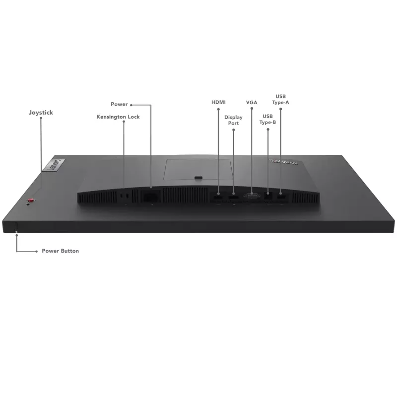 Kompiuterio monitorius Lenovo ThinkVision T27i-30, 68,6 cm (27 col.), 1920 x 1080 pikselių, Full HD, LED, juodas