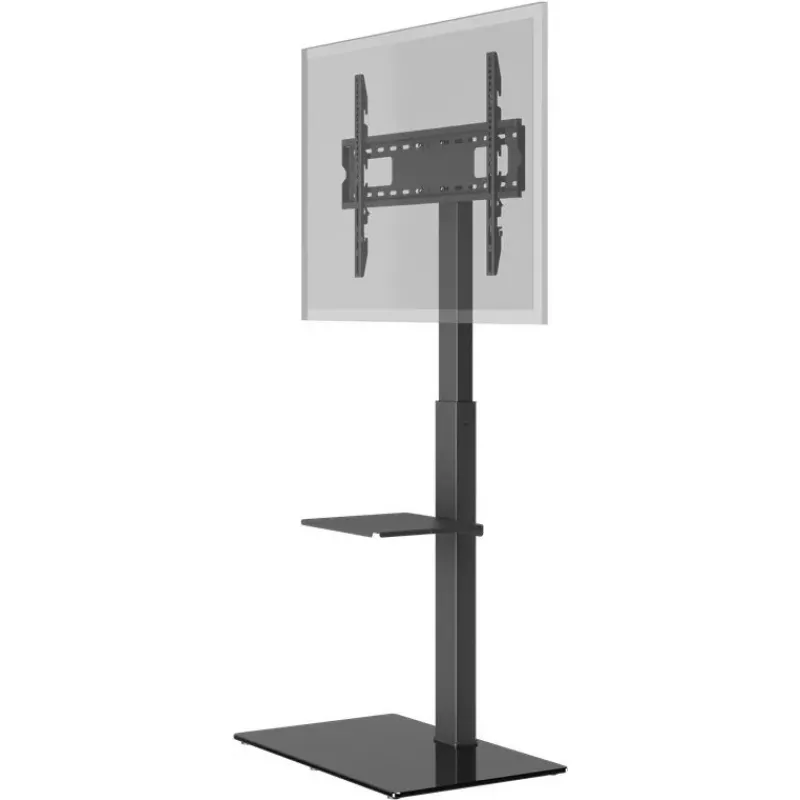 TV stovas Goobay 58526 juodas plienas 1 lentyna 650x400x1458 mm