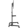 Multimedijos stovas Goobay 59507 Juodas Plienas Aukštis 1540 mm