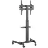 Multimedijos stovas Goobay 59507 Juodas Plienas Aukštis 1540 mm