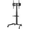 Multimedijos stovas Goobay 59507 Juodas Plienas Aukštis 1540 mm