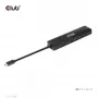 CLUB3D USB Gen1 Type-C, 6-in-1 Hub su HDMI 8K30Hz, 2xUSB Type-A, RJ45 ir 2xUSB Type-C, duomenų ir PD įkrovimas 100 W