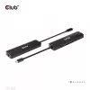 CLUB3D USB Gen1 Type-C, 6-in-1 Hub su HDMI 8K30Hz, 2xUSB Type-A, RJ45 ir 2xUSB Type-C, duomenų ir PD įkrovimas 100 W
