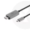 CLUB3D USB Gen2 Type-C į HDMI 4K120Hz 8K60Hz HDR10 su DSC1.2 aktyvus laidas M/M 3m / 9.84ft