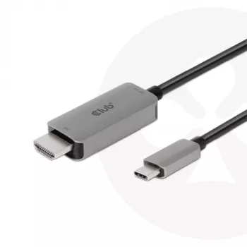 CLUB3D USB Gen2 Type-C į HDMI 4K120Hz 8K60Hz HDR10 su DSC1.2 aktyvus laidas M/M 3m / 9.84ft