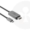 CLUB3D USB Gen2 Type-C į HDMI 4K120Hz 8K60Hz HDR10 su DSC1.2 aktyvus laidas M/M 3m / 9.84ft