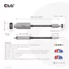 CLUB3D USB Gen2 Type-C į HDMI 4K120Hz 8K60Hz HDR10 su DSC1.2 aktyvus laidas M/M 3m / 9.84ft