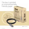 CLUB3D USB Gen2 Type-C į HDMI 4K120Hz 8K60Hz HDR10 su DSC1.2 aktyvus laidas M/M 3m / 9.84ft