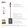 CLUB3D USB Gen1 Type-C/-A į dvigubą HDMI (4K/30Hz) / VGA (1080/60Hz)