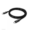 CLUB3D USB4 Gen2x2 Type-C dvikryptis kabelis 4K60Hz, duomenys 20Gbps, PD 240W(48V/5A) EPR M/M 2m