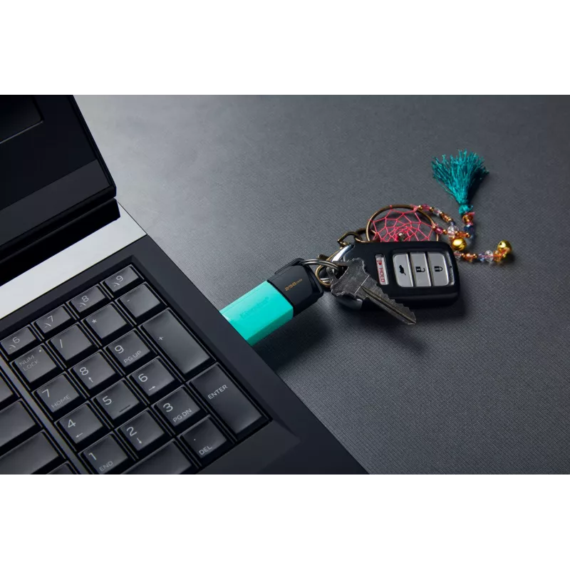 Kingston Technology DataTraveler 256GB USB3.2 Gen1 Exodia M (juoda + žalsvai mėlyna)