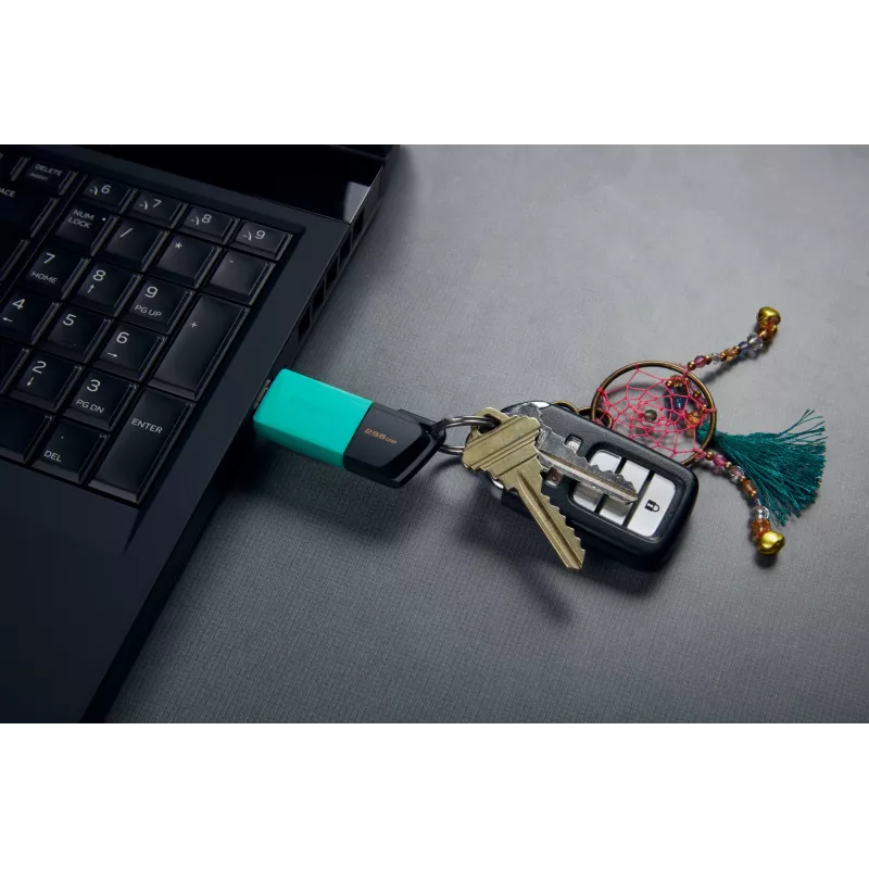 Kingston Technology DataTraveler 256GB USB3.2 Gen1 Exodia M (juoda + žalsvai mėlyna)