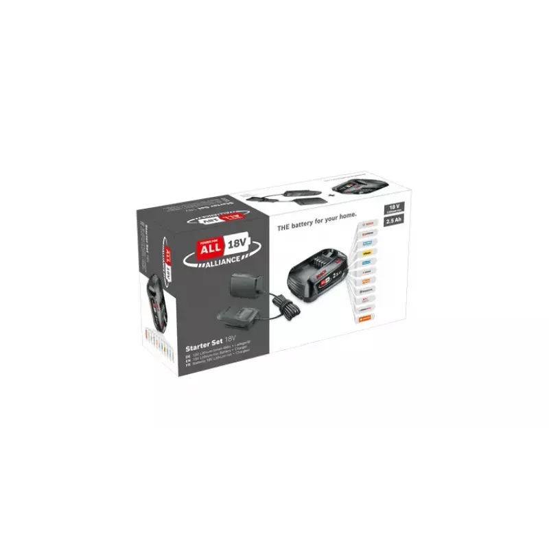 Bosch 1 600 A02 625 belaidžių įrankių baterijos / įkroviklio rinkinys Baterijos ir įkroviklio rinkinys