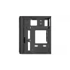PC korpusas AEROCOOL PGS Evo Mini-G (Mini ITX) — juodas, SPCC, šoninis langas, mėlynas apšvietimas, palaiko micro ATX, GPU iki 26 cm