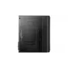 PC korpusas AEROCOOL PGS Evo Mini-G (Mini ITX) — juodas, SPCC, šoninis langas, mėlynas apšvietimas, palaiko micro ATX, GPU iki 26 cm