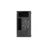 PC korpusas AEROCOOL PGS Evo Mini-G (Mini ITX) — juodas, SPCC, šoninis langas, mėlynas apšvietimas, palaiko micro ATX, GPU iki 26 cm