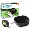 DYMO LetraTag 200B Bluetooth etikečių spausdintuvas | Kompaktiškas etikečių spausdintuvas | Prisijungia per Bluetooth belaidę technologiją prie iOS ir Android | Komplekte 1 balto popieriaus etikečių juosta | Juodas