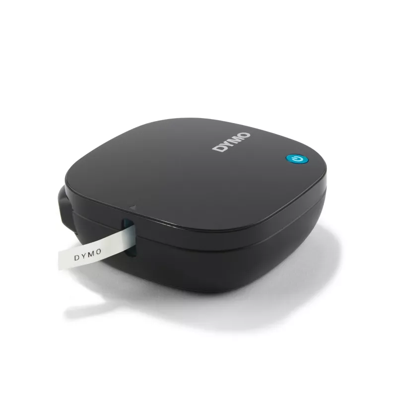 DYMO LetraTag 200B Bluetooth etikečių spausdintuvas | Kompaktiškas etikečių spausdintuvas | Prisijungia per Bluetooth belaidę technologiją prie iOS ir Android | Komplekte 1 balto popieriaus etikečių juosta | Juodas