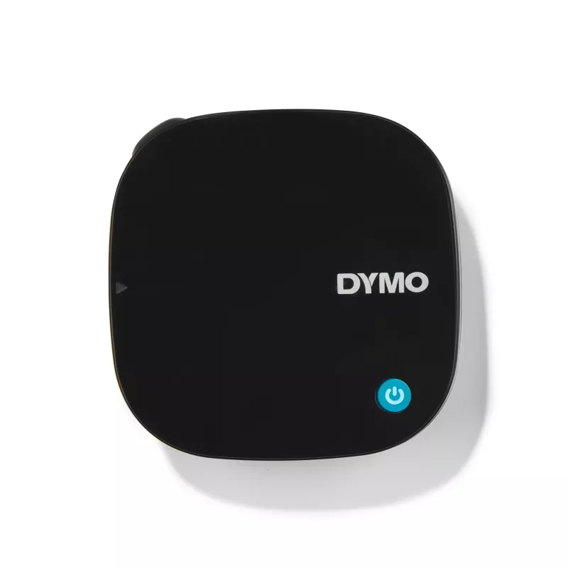 DYMO LetraTag 200B Bluetooth etikečių spausdintuvas | Kompaktiškas etikečių spausdintuvas | Prisijungia per Bluetooth belaidę technologiją prie iOS ir Android | Komplekte 1 balto popieriaus etikečių juosta | Juodas