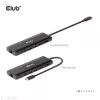 CLUB3D USB Gen 1 Type-C 8-in-1 MST Dual 4K60Hz Display Travel Dock