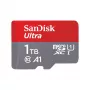 MicroSDXC atminties kortelė SANDISK 1TB UHS‑I U1 A1 Class 10, 150 MB/s, pilka (su SD adapteriu)