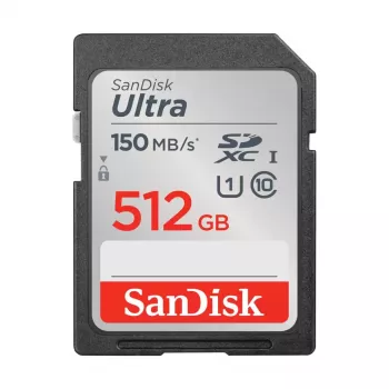 WESTERN DIGITAL SanDisk Ultra 512GB SDXC Atminties Kortelė 150MB/s