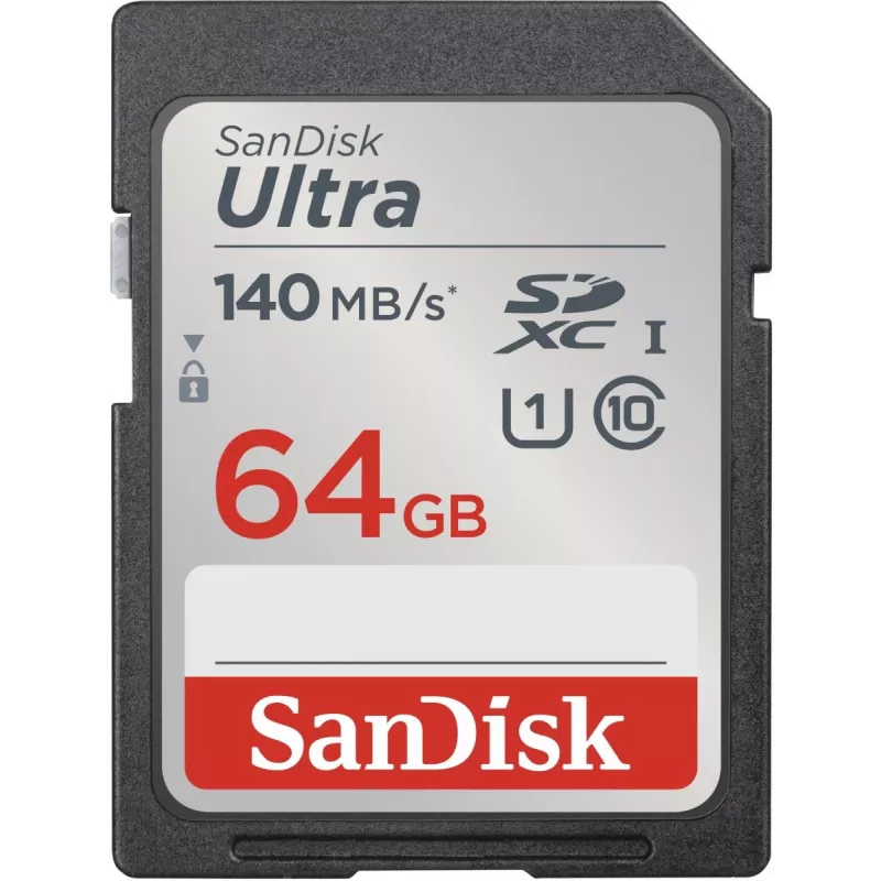 WESTERN DIGITAL SanDisk Ultra 64GB SDXC atminties kortelė 140MB/s