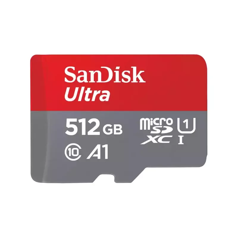 WESTERN DIGITAL SanDisk Ultra micro SDXC 512GB plius SD adapteris 150MB/s A1 Class 10 UHS-I