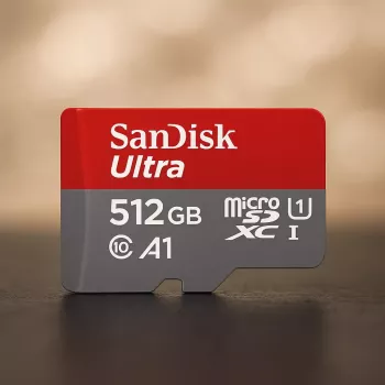 WESTERN DIGITAL SanDisk Ultra micro SDXC 512GB plius SD adapteris 150MB/s A1 Class 10 UHS-I