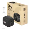 CLUB3D kelioninis įkroviklis PPS 45W GAN technologija, dvigubas USB Type-C prievadas, Power Delivery (PD) 3.0 palaikymas