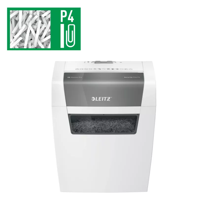 Leitz 80340000 popieriaus smulkintuvas, dalelių pjovimo, 70 dB, 22 cm, baltas