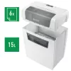 Leitz 80340000 popieriaus smulkintuvas, dalelių pjovimo, 70 dB, 22 cm, baltas