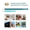 TP-Link Omada AX3000 sieninis WiFi 6 prieigos taškas, 2,4 GHz, 5 GHz, 3000 Mbit/s, SNMP, SSH, WPA-Enterprise, WPA2-Enterprise, 10,100,1000 Mbit/s