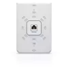 Prieigos taškas UBIQUITI Unifi 6 In-Wall U6-IW — dviejų juostų 2,4/5 GHz, 4800 Mbit/s, 5x RJ-45, PoE, balta