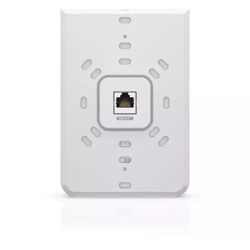 Prieigos taškas UBIQUITI Unifi 6 In-Wall U6-IW — dviejų juostų 2,4/5 GHz, 4800 Mbit/s, 5x RJ-45, PoE, balta