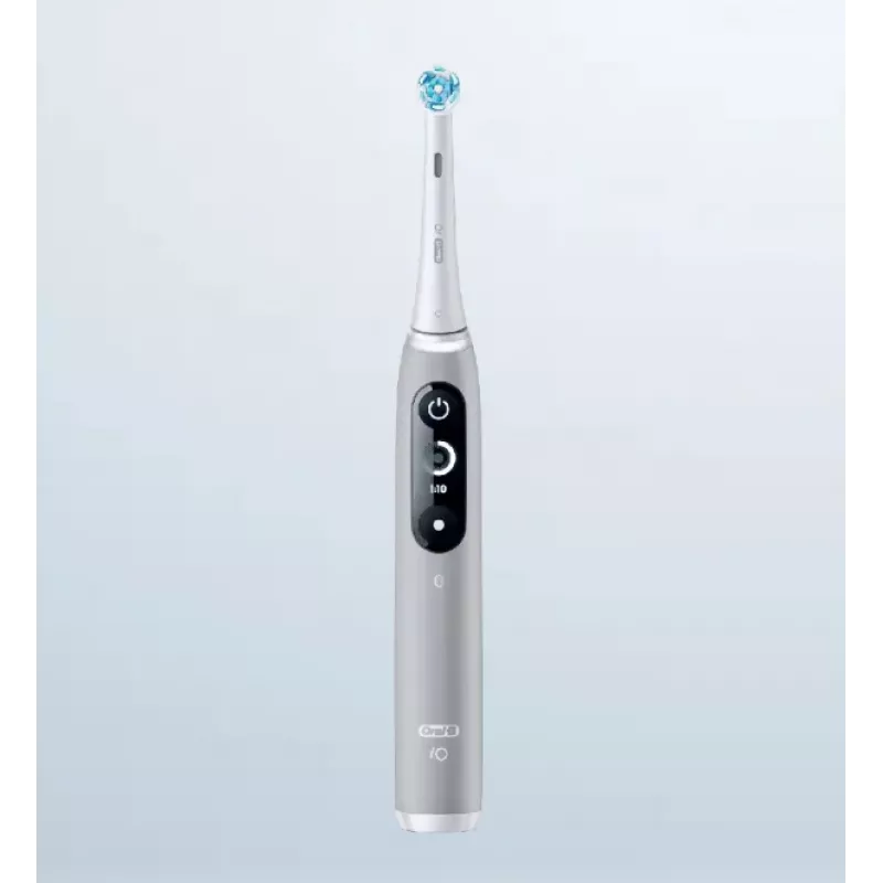 Braun 445258 elektrinis dantų šepetėlis Suaugusiesiems vibruojantis dantų šepetėlis pilkas