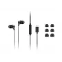 Lenovo 4XD1J77351 ausinės / laisvų rankų įranga Laidinės Į ausis įdedamos Biurui / skambučių centrui USB Type-C Juoda