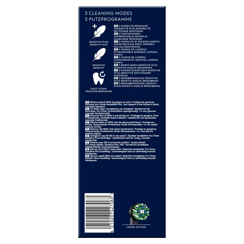 Oral-B Vitality Pro Suaugusiųjų sukamasis dantų šepetėlis Juodas