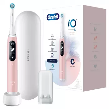 Oral-B 445197 elektrinis dantų šepetėlis suaugusiesiems vibruojantis dantų šepetėlis Rožinė, Balta