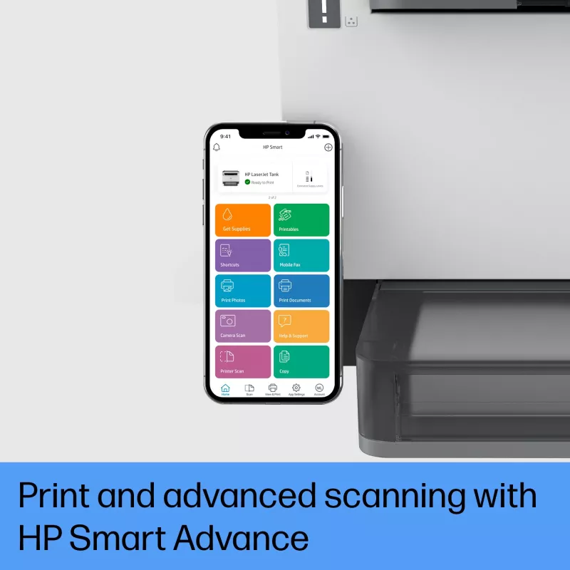 HP LaserJet Tank MFP 2604dw spausdintuvas, lazerinis, nespalvotas, 600 x 600 DPI, A4, tiesioginis spausdinimas, pilka