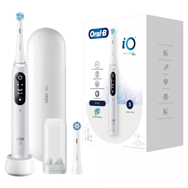 Oral-B 445234 elektrinis dantų šepetėlis suaugusiems vibruojantis baltas