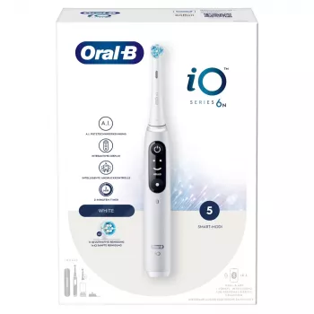 Oral-B 445234 elektrinis dantų šepetėlis suaugusiems vibruojantis baltas