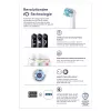 Oral-B 445234 elektrinis dantų šepetėlis suaugusiems vibruojantis baltas