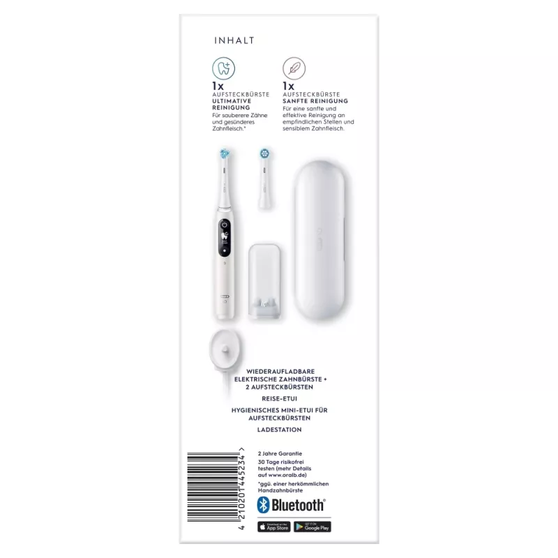 Oral-B 445234 elektrinis dantų šepetėlis suaugusiems vibruojantis baltas