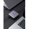 Ugreen 40914 Nexode 200W GaN stalinis USB-C USB-A įkroviklis, naudojimui patalpose, AC, 21 V, 5 A, 2 m, juoda, pilka