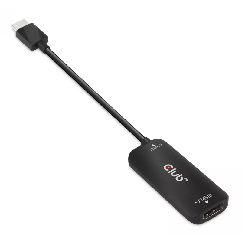 CLUB3D HDMI + Micro USB to DisplayPort™ 4K120Hz arba 8K30Hz M/F aktyvus adapteris