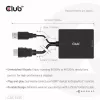 CLUB3D HDMI + Micro USB to DisplayPort™ 4K120Hz arba 8K30Hz M/F aktyvus adapteris